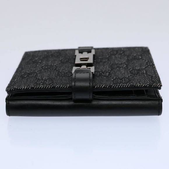 GUCCI GG Canvas Jackie Wallet Navy 05474 Auth 60080A - Picture 5 of 16